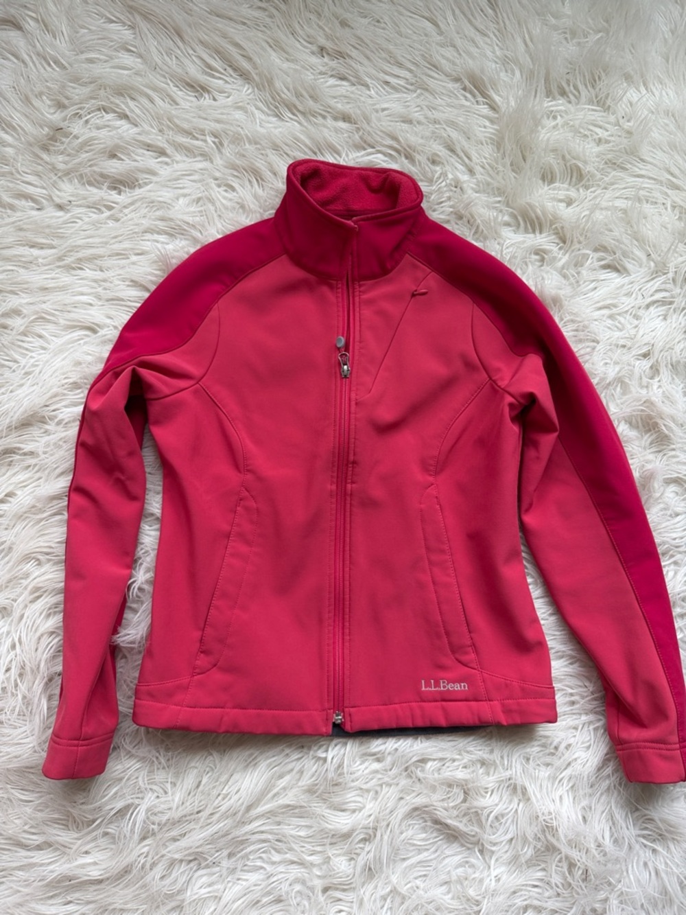 L.L. Bean Women’s Raspberry Pink Softshell Jacket